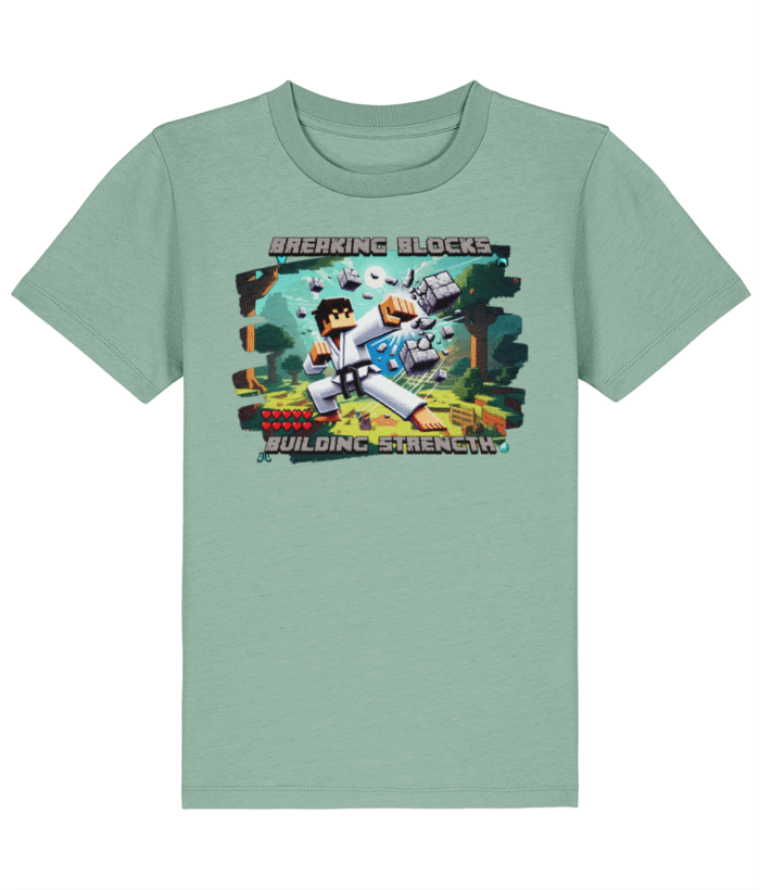 Breaking Blocks - Minecraft - Kids T-Shirt