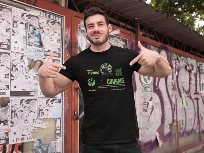Courage – Virtues Adult T-Shirt - Image 2